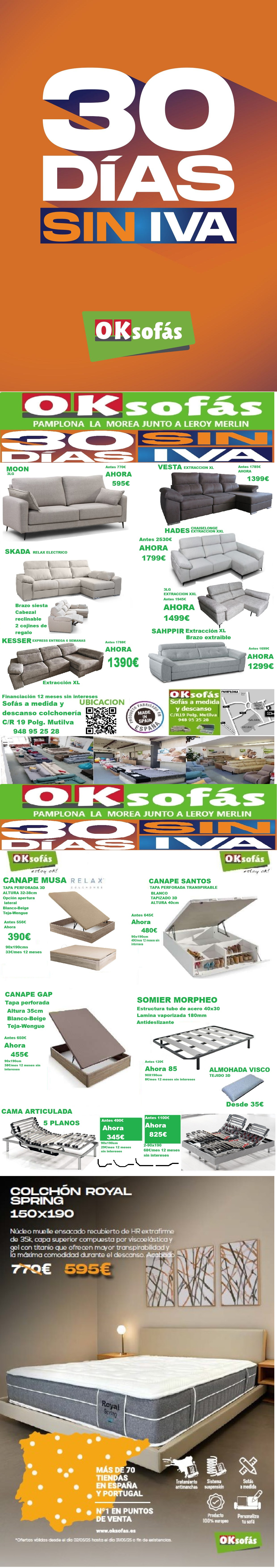 OKsofás Pamplona La Morea
